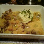 Eierschwammerl, Kürbis, weiße Polenta