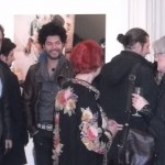 auf der Vernissage von Günter Brus, "Das Vitriolkabinett"