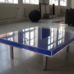 blue table, Yves Klein, 1928-1962; Yoshi Contemporary Art Loft