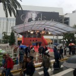 Cannes 2012. MM ist der Regen egal...