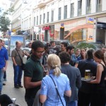 reger Andrang bei der Eröffnung von spear