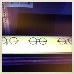 die aktuelle Auslage im Wiener MYKITA Shop