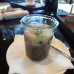 Linsen mit Ei im Restaurant Bloom