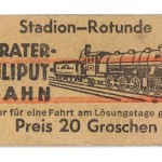 Fahrkarte der Liliputbahn