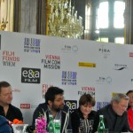 Erich Schindlecker (e&a Film), Ali Samadi Ahadi, eine Vertreterin der NÖ Landesregiereung, Heinrich Mis (ORF)