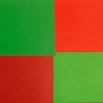 Detail eines Werks von Max Bühlmann, derzeit zu sehen in der Galerie Lindner
