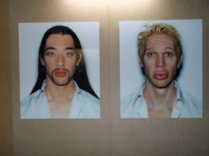 Martin C de Waal: auf der Suche nach dem richtigen/perfekten Gesicht bemüht der Künstler auch plastische Chirurgie
