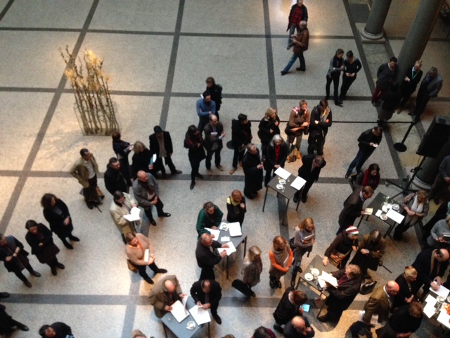 beim Pressetermin ...