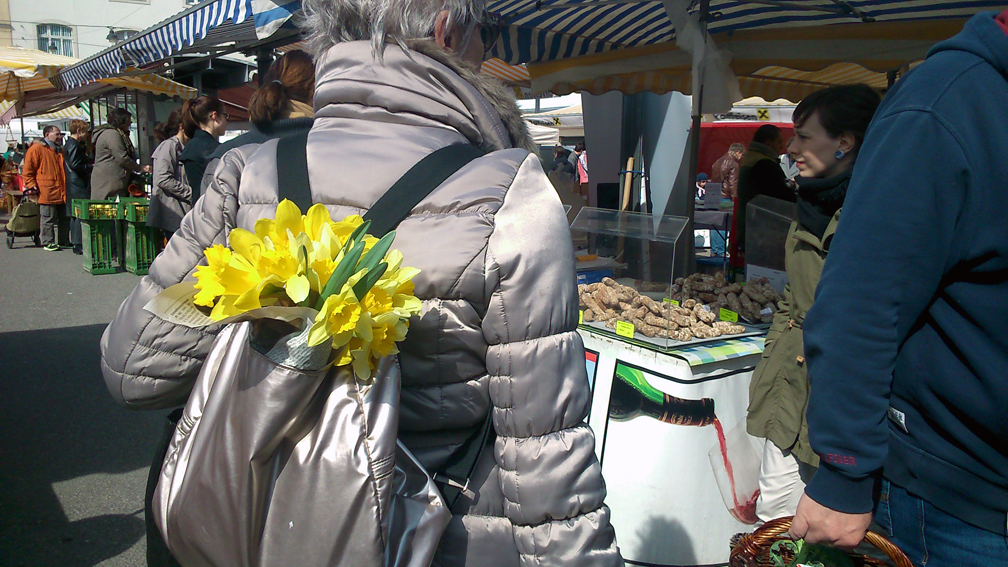 Auf dem Markt im April, Foto (c) Mischa Reska - kekinwien.at Auf dem Markt im April, Foto (c) Mischa Reska - kekinwien.at