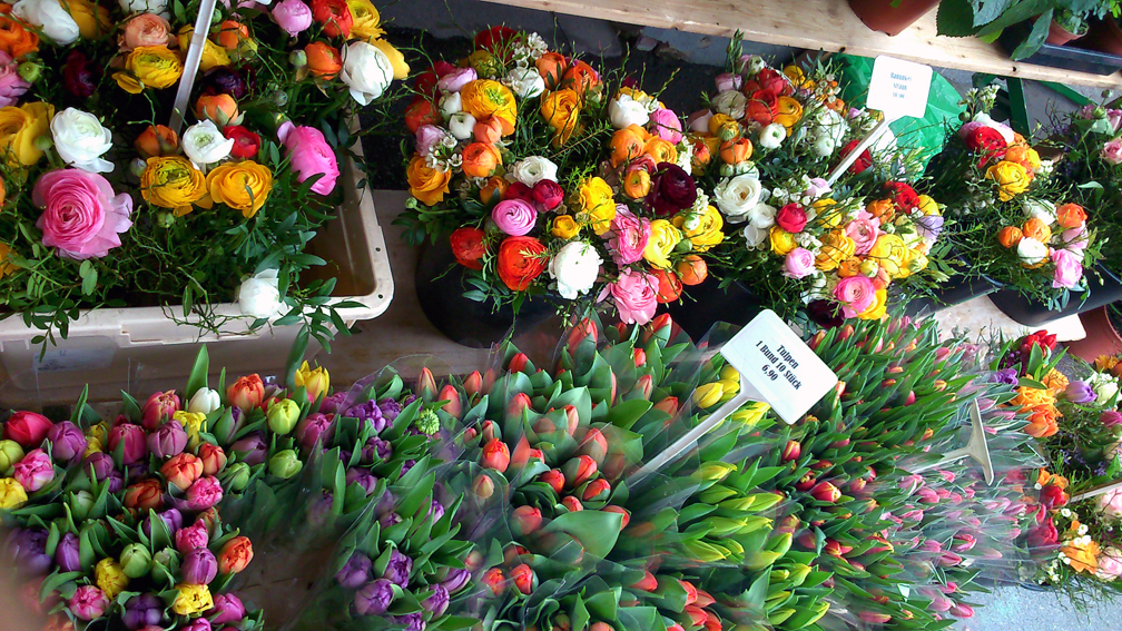 Blumen auf dem Markt - kekinwien.at