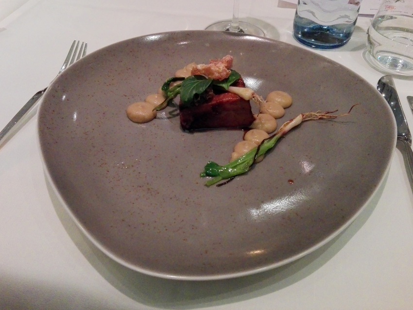 Wagyu, junger Knoblauch, Zwiebelcreme, Morcheln, Foto (c) Claudia Busser - kekinwien.at