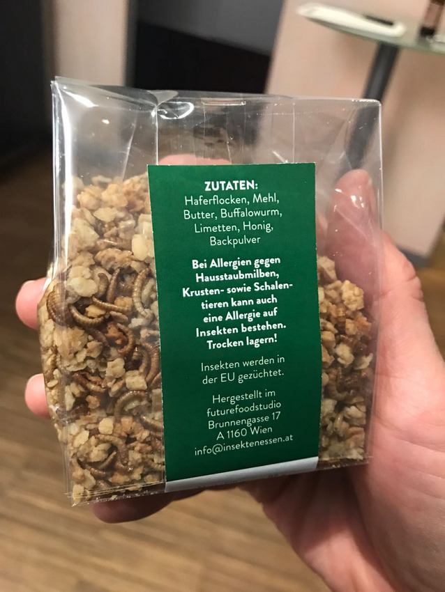 Frühstücksalternative und etwas zum Knabbern Insekten - kekinwien.at Granola, Frühstücksalternative und etwas zum Knabbern Insekten - kekinwien.at