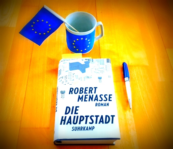 Die Hauptstadt. Robert Menasse, Variationen zum Buchcover, Bild (c) Alexandra Wögerbauer - Flicker Die Hauptstadt. Robert Menasse, Buchcover