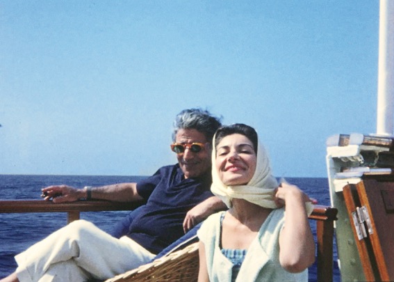 mariabycallas, Maria by Callas, die Callas privat mit Onassis © Fonds de Dotation Maria CallasSDFKO