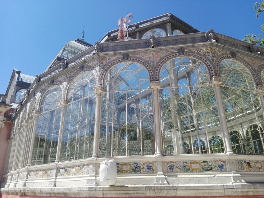 Palacio de Cristal, Madrid, Teilansicht außen, Bild () Claudia Busser - kekinwien.at