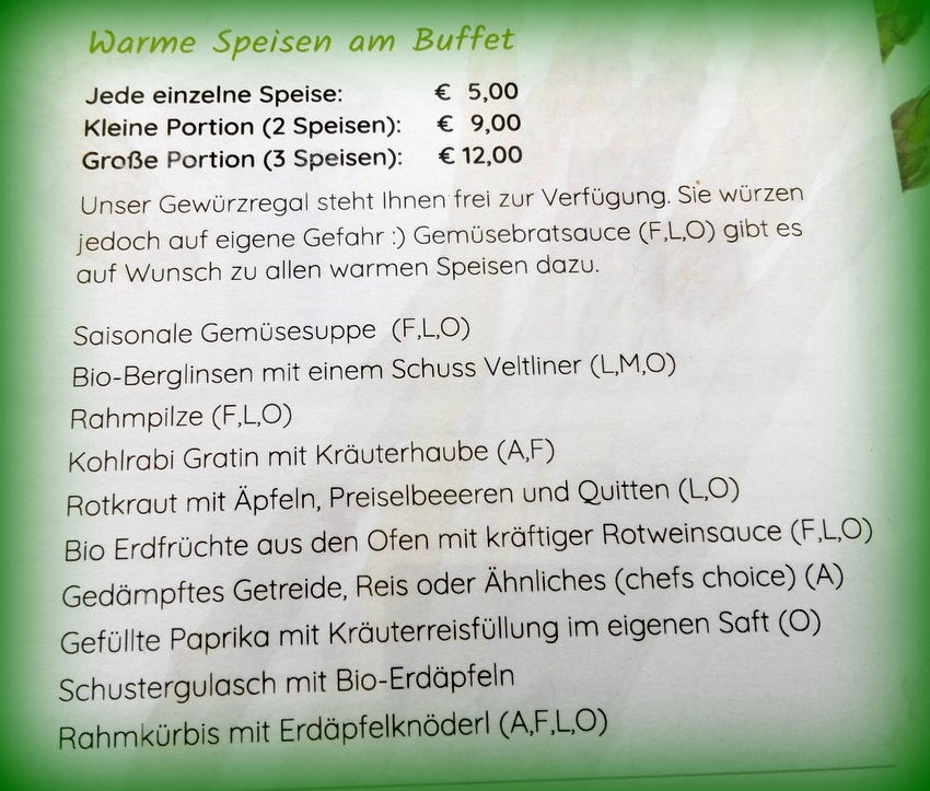 Angebot an warmen Speisen - kekinwien.at Angebot an warmen Speisen - kekinwien.at