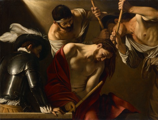 Michelangelo Merisi da Caravaggio (Mailand 1571–1610 Porto Ercole), Dornenkrönung Christi, um 1603, Leinwand, 127 × 166 cm, Wien, Kunsthistorisches Museum © KHM-Museumsverband